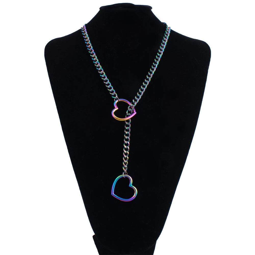 Heart Slip Chain Necklace